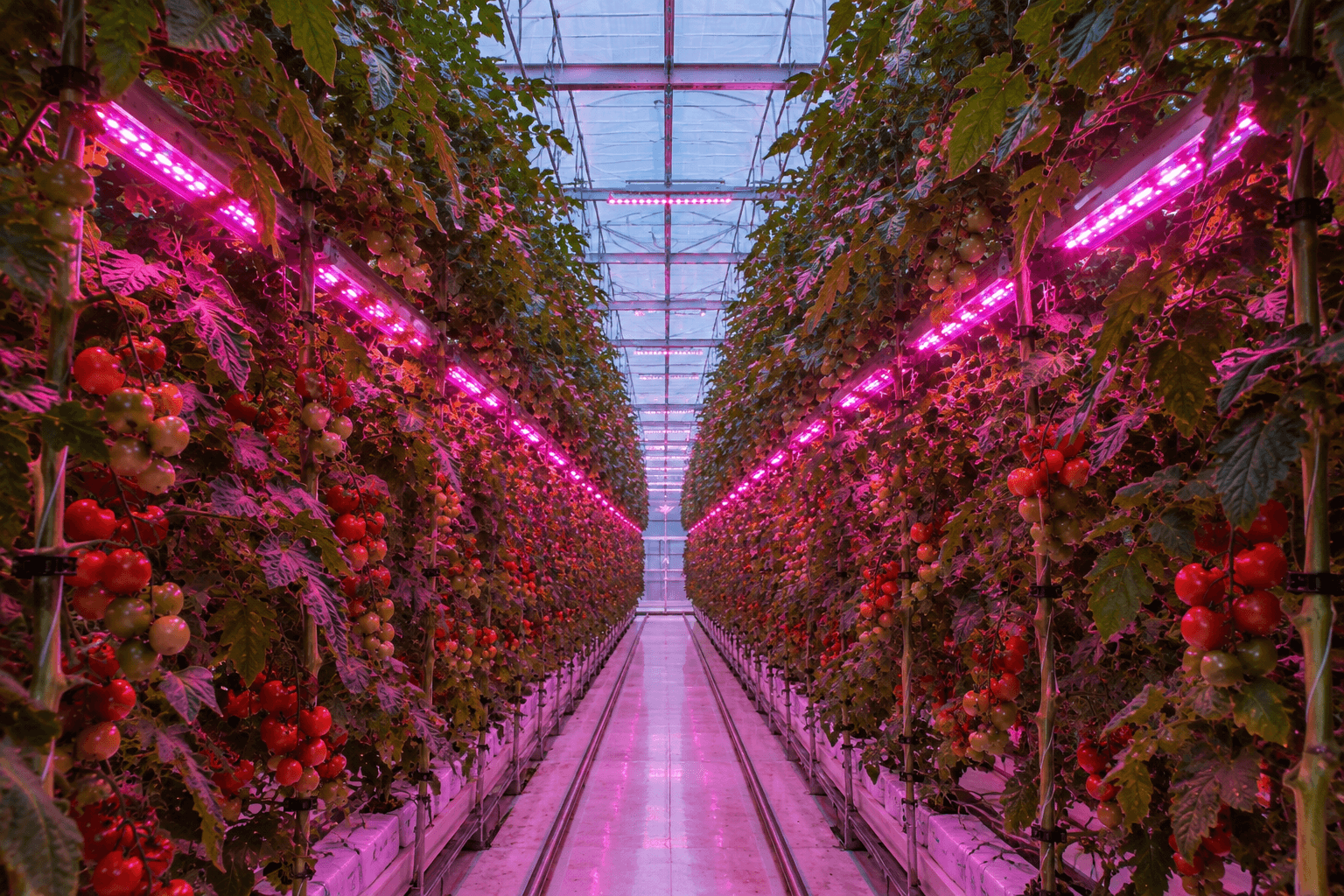 Intra canopy lighting intercanopy lighting